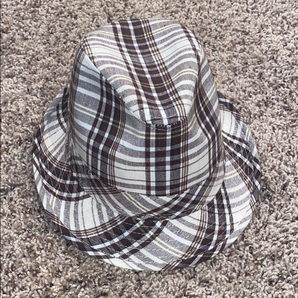 NEVER WORN Kids Plaid Hat